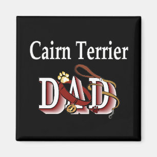 aimant de papa de terrier de cairn