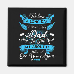 Aimant De Papa Mémoire De Mon Père Dans Le Ciel Ange Aile