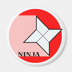 Aimant de papier d'étoile de Ninja