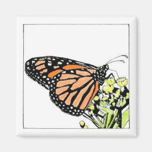 Aimant de papillon de monarque