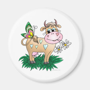 Aimant de papillon de vache