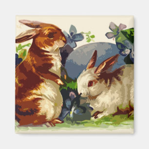 Aimant de Pâques de lapins