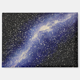 Aimant de peinture de galaxie