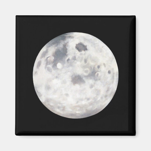 Aimant de peinture de Pleine lune (Devant)