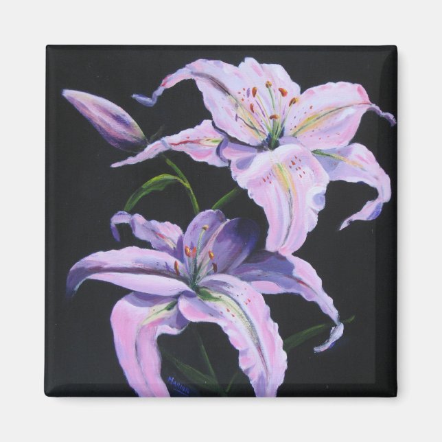 Aimant de peinture Lilies (Devant)
