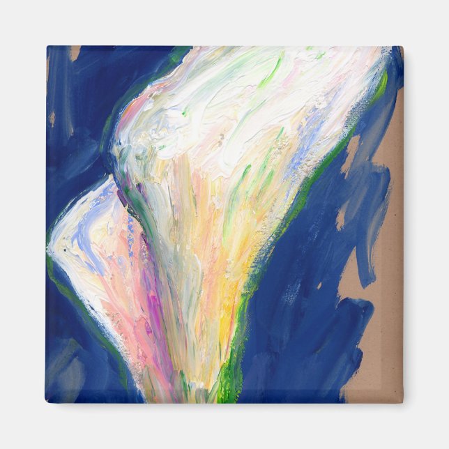 Aimant de peinture Tuxedo Cuff Lily Fleurs (Devant)