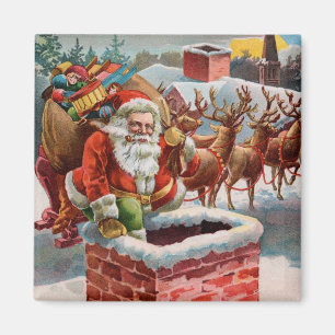Aimant de Père Noël pour la saison des vacances