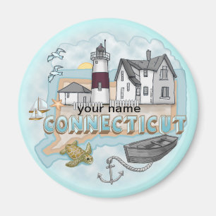 Aimant de phare du Connecticut