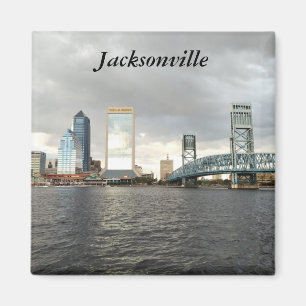 Aimant de photo de souvenir de Jacksonville la