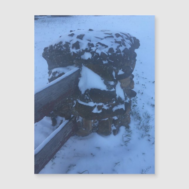 Aimant de pilier de neige (Devant)