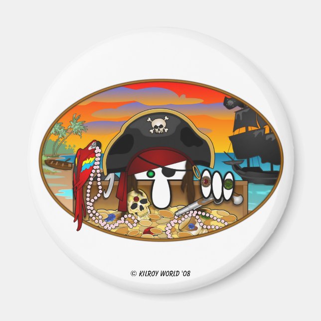 Aimant de pirate KK (Devant)