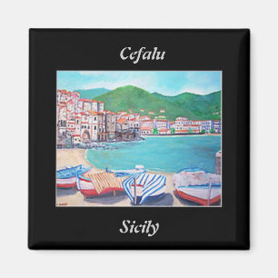 Aimant de plage de Cefalu