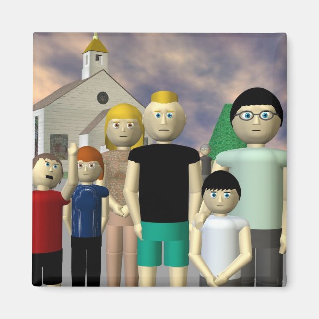 Aimant de plage de Clover (Devant)