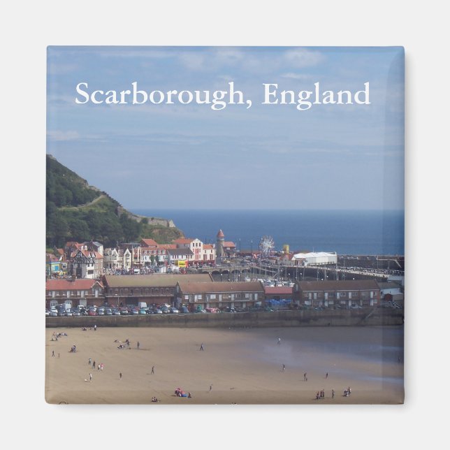 Aimant de plage de Scarborough (Devant)