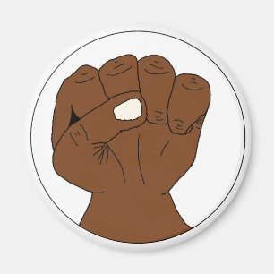 Aimant de poing de puissance noire