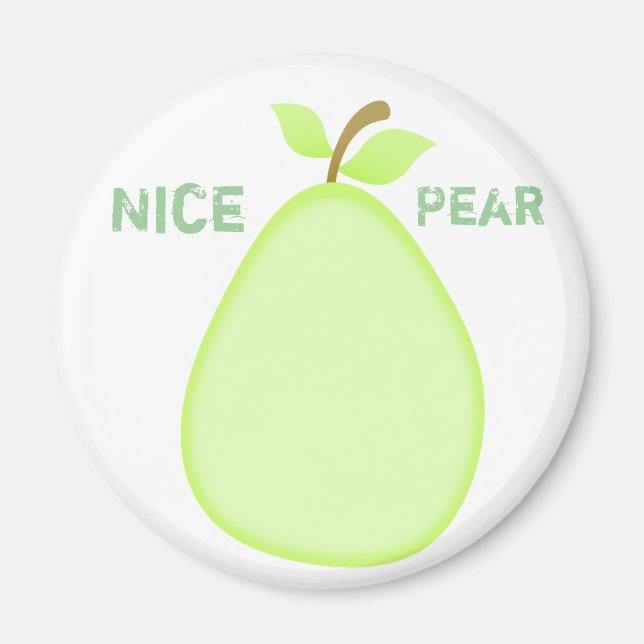 Aimant de poire de fruits (Devant)