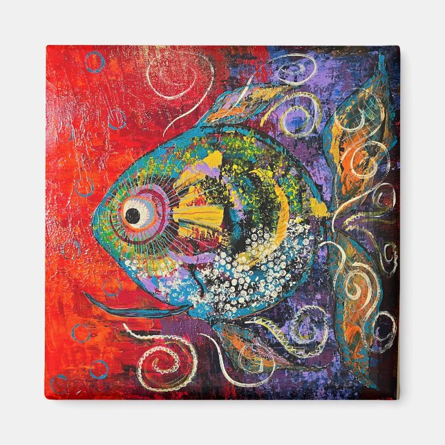 aimant de poisson tropical (Devant)
