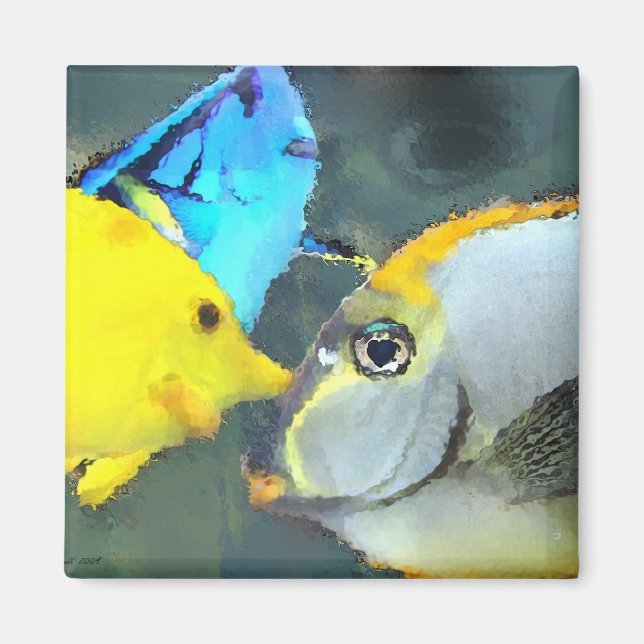 Aimant de poisson tropical (Devant)