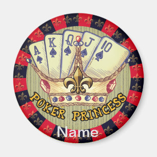 Aimant de poker Princess