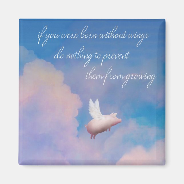 aimant de porc volant (Devant)