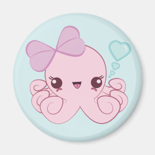 Aimant de poulpe de Kawaii