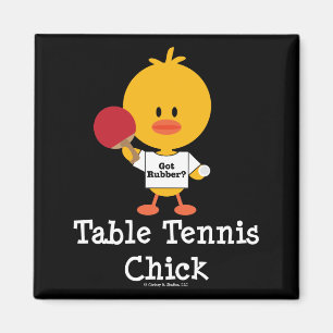 Aimant de poussin de ping-pong