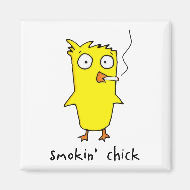 Aimant de poussin de Smokin' (Devant)