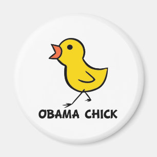Aimant de poussin d'Obama