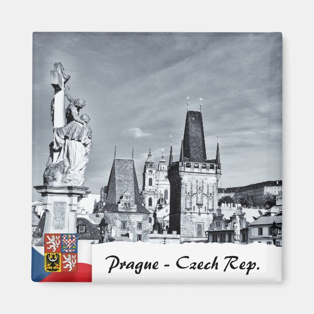 Aimant de Prague, Pont Charles, Tours (Devant)
