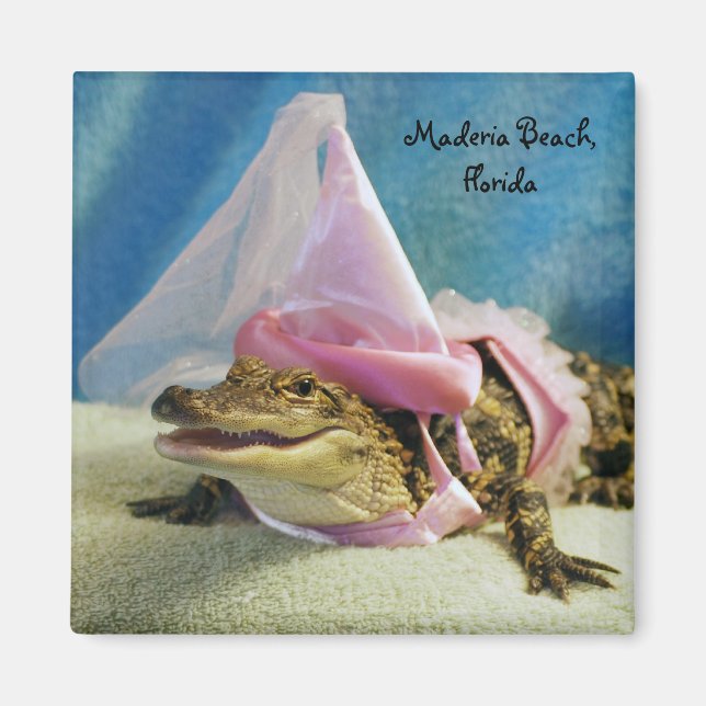 aimant de princesse alligator (Devant)