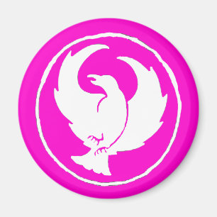 Aimant de rallonge coudée (blanc/rose)