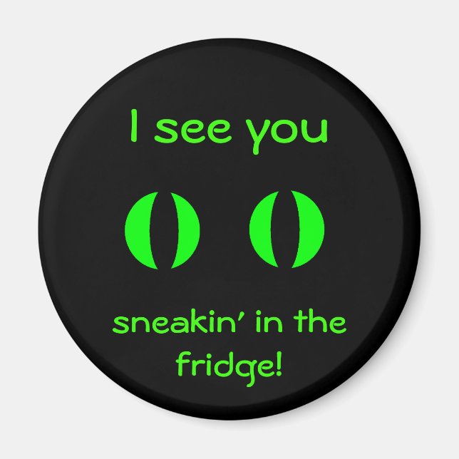 Aimant de rappel diététique gothique (Devant)