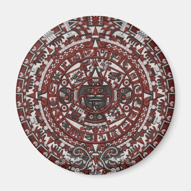 Aimant de réfrigérateur Calendrier Aztec (Devant)