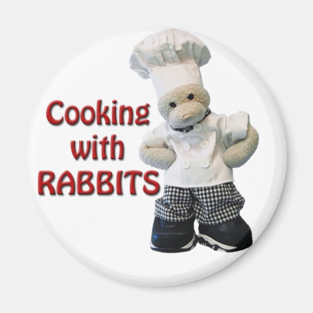 Aimant de réfrigérateur CookwifRabbits (Devant)