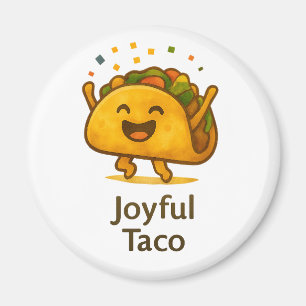 Aimant de réfrigérateur Cute Taco Cadeau drôle p