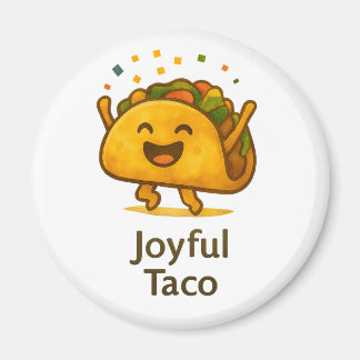 Aimant de réfrigérateur Cute Taco | Cadeau drôle p