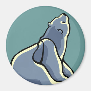 Aimant de réfrigérateur d'art arctique Cadeaux d'a