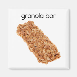 Aimant de réfrigérateur de barre de granola