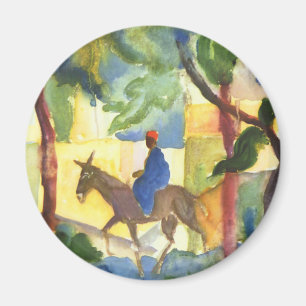 Aimant de réfrigérateur de beaux-arts d'August