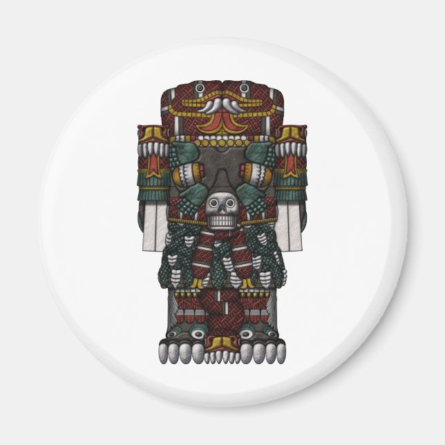 Aimant de réfrigérateur de coatliche (Devant)