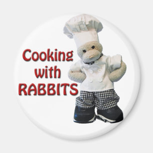 Aimant de réfrigérateur de CookwifRabbits