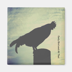Aimant de réfrigérateur de coq