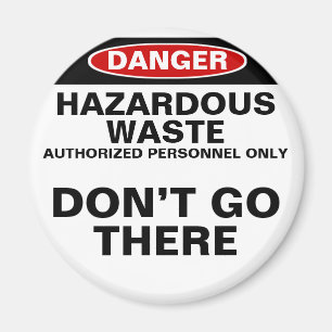 Aimant de réfrigérateur de danger de régime