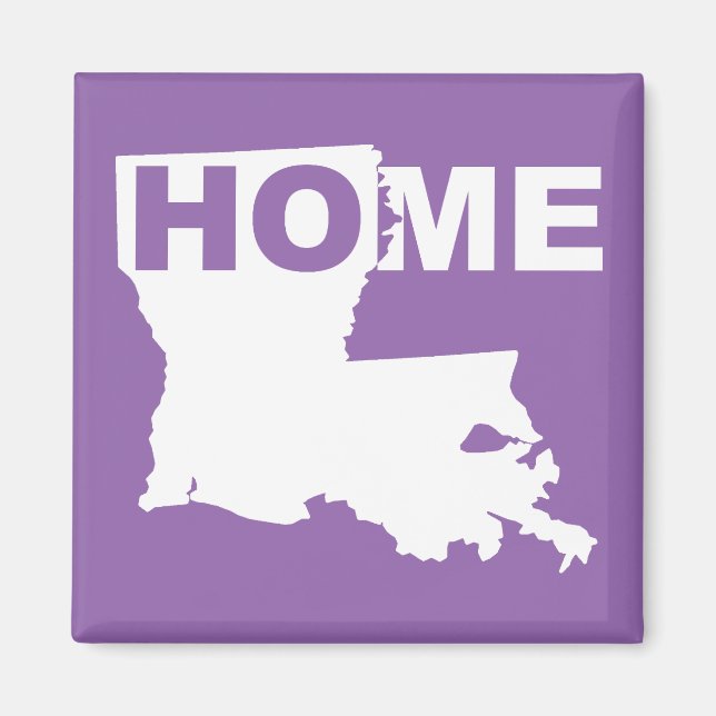 Aimant de réfrigérateur de la Louisiane loin de l' (Devant)
