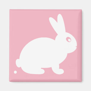 Aimant de réfrigérateur de lapin de Pooping