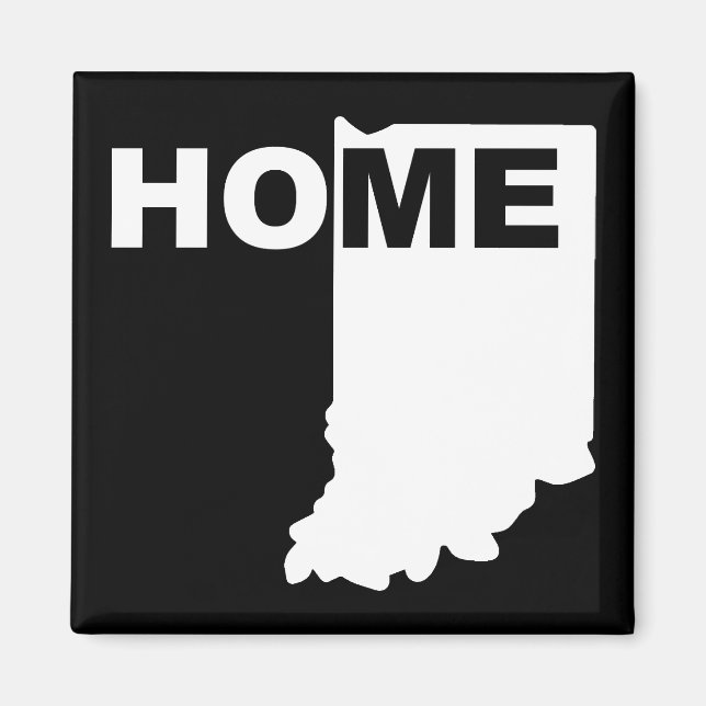Aimant de réfrigérateur de l'Indiana loin de l'Éta (Devant)