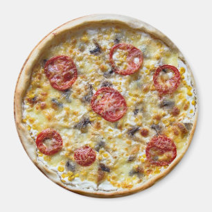 Aimant de réfrigérateur de pizza de fromage de