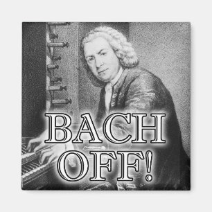 Aimant de réfrigérateur drôle de musique classique