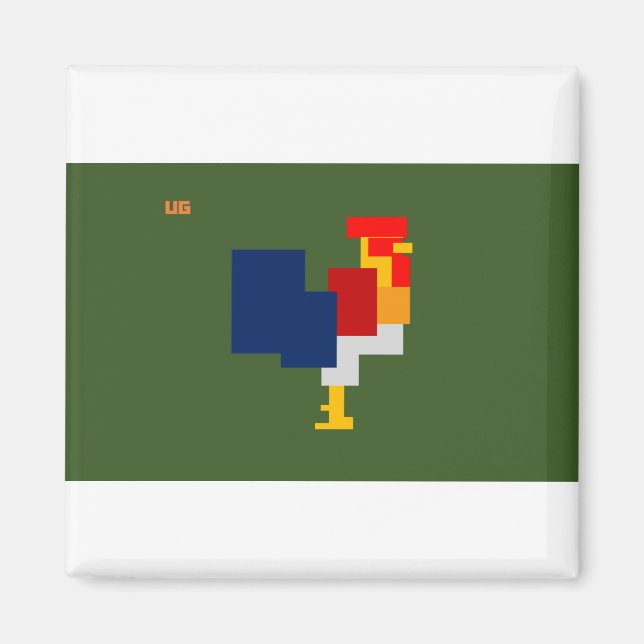 Aimant de réfrigérateur Gallo UG 34 (Devant)