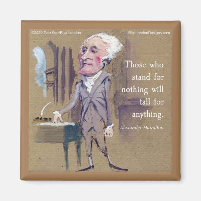 Aimant de réfrigérateur Hamilton & Citation (Devant)